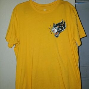 Bold Yellow Panther Graphic Tee